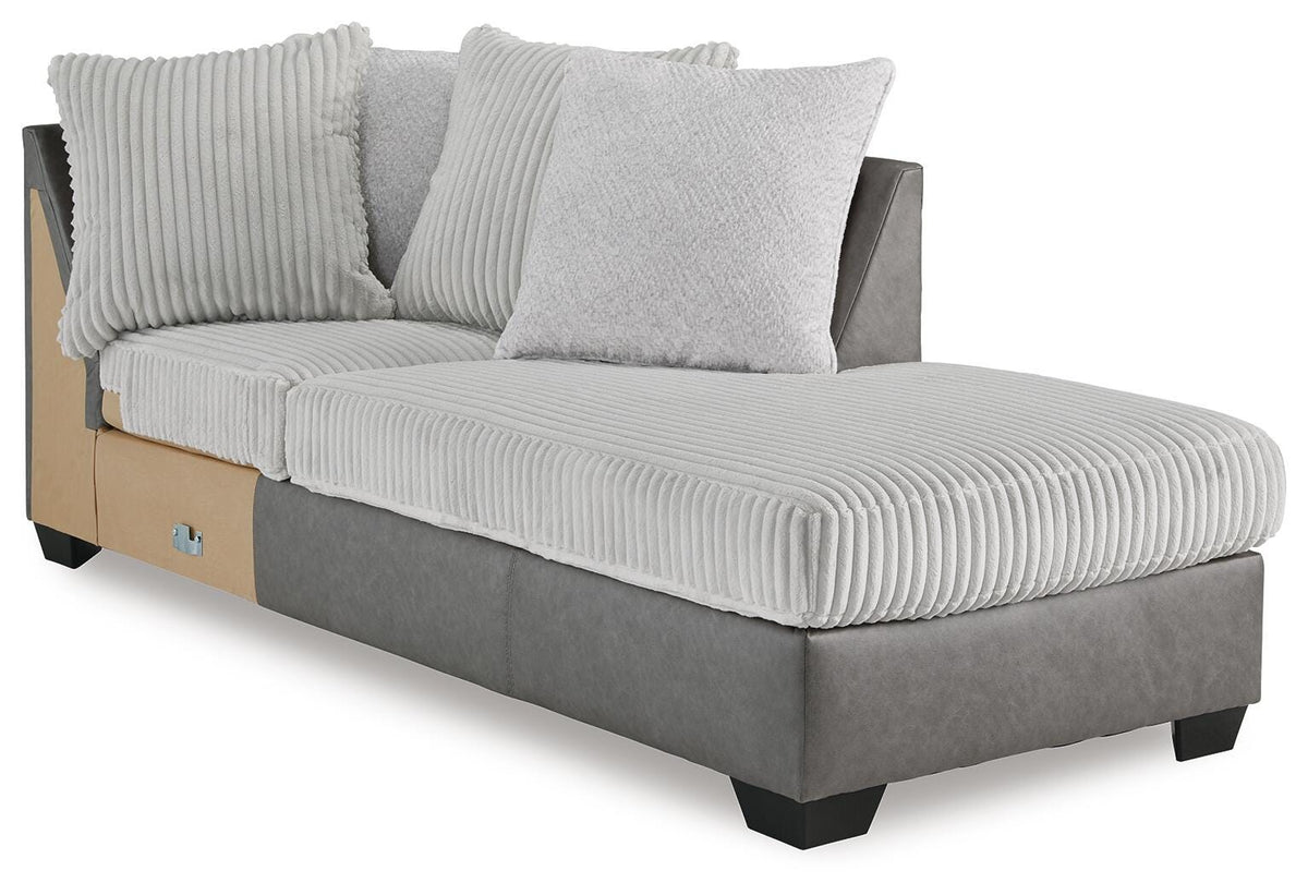 Clairette Court Sectional - 31503S2 - product view or room setting; complete kit and included component views (supplier image 6)