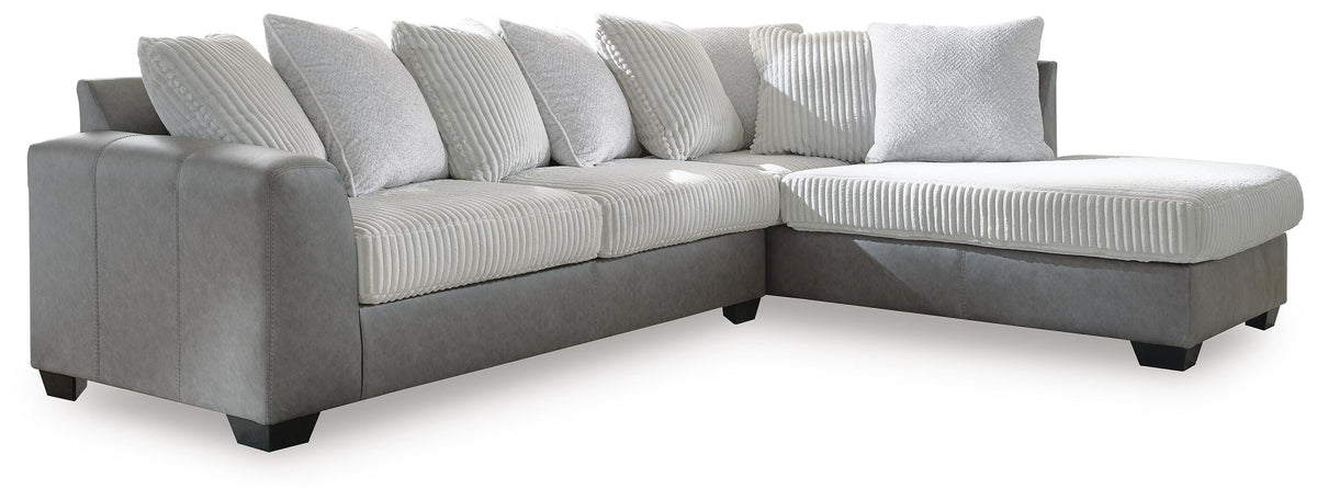 Clairette Court Sectional - 31503S2 - product view or room setting; complete kit and included component views (supplier image 1)