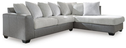Clairette Court Sectional - 31503S2 - product view or room setting; complete kit and included component views (supplier image 1)