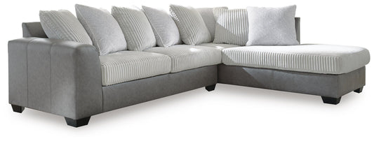 Clairette Court Sectional - 31503S2 - product view or room setting; complete kit and included component views (supplier image 1)