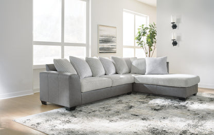 Clairette Court Sectional - 31503S2 - product view or room setting; complete kit and included component views (supplier image 2)