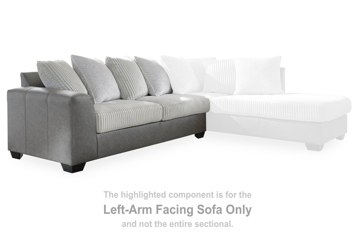 Clairette Court Sectional - 31503S2 - product view or room setting; complete kit and included component views (supplier image 11)