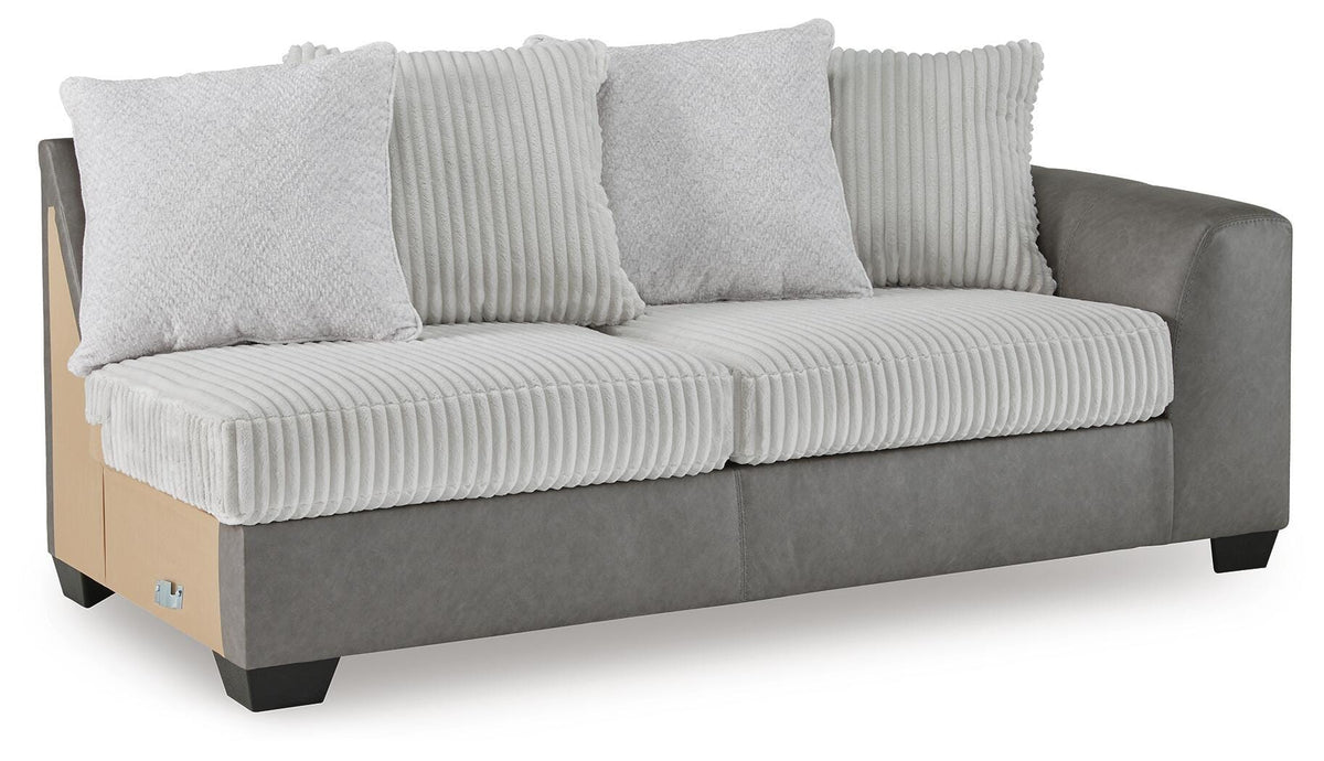 Clairette Court Sectional - 31503S1 - product view or room setting; complete kit and included component views (supplier image 21)