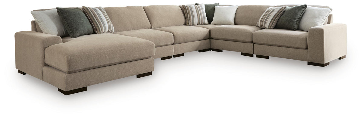 Linenhause Sectional - 31803S14 - product view or room setting; complete kit and included component views (supplier image 10)