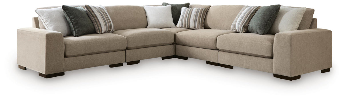 Linenhause Sectional - 31803S17 - product view or room setting; complete kit and included component views (supplier image 21)