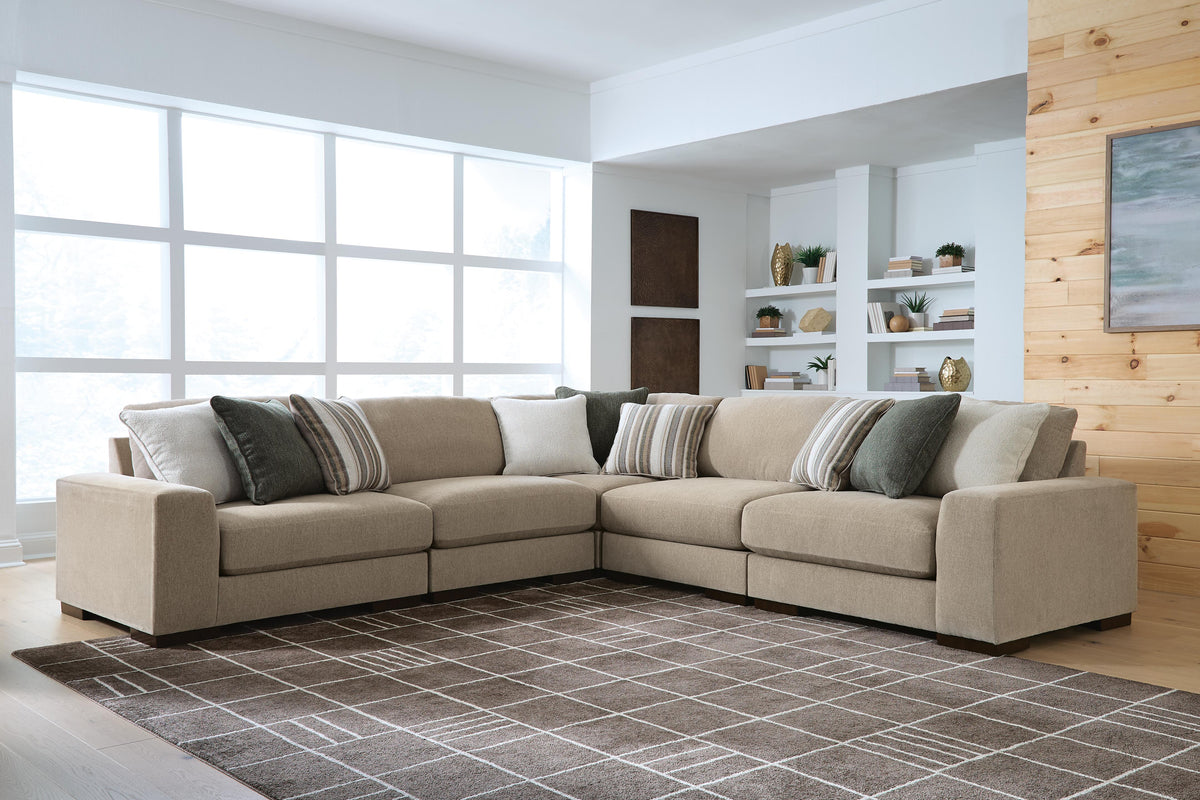 Linenhause Sectional - 31803S17 - product view or room setting; complete kit and included component views (supplier image 22)