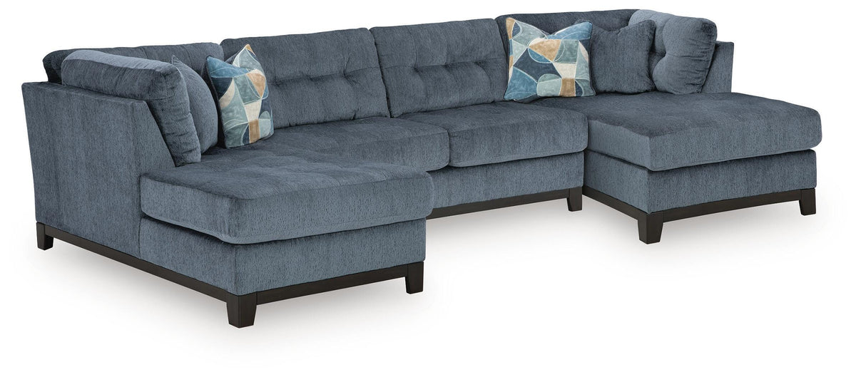 Maxon Place Sectional - 33003S3 - product view or room setting; complete kit and included component views (supplier image 28)