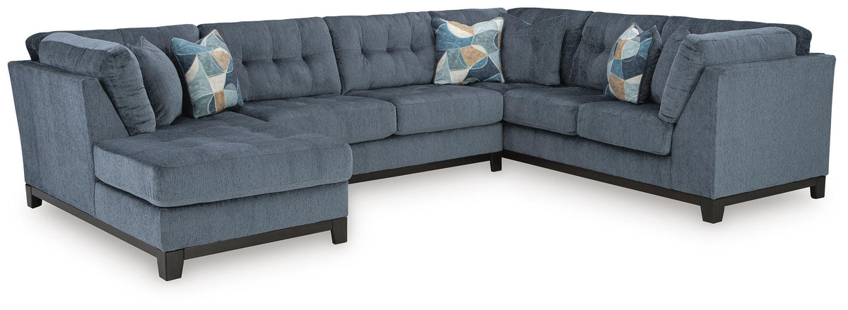 Maxon Place Sectional - 33003S1 - product view or room setting; complete kit and included component views (supplier image 58)