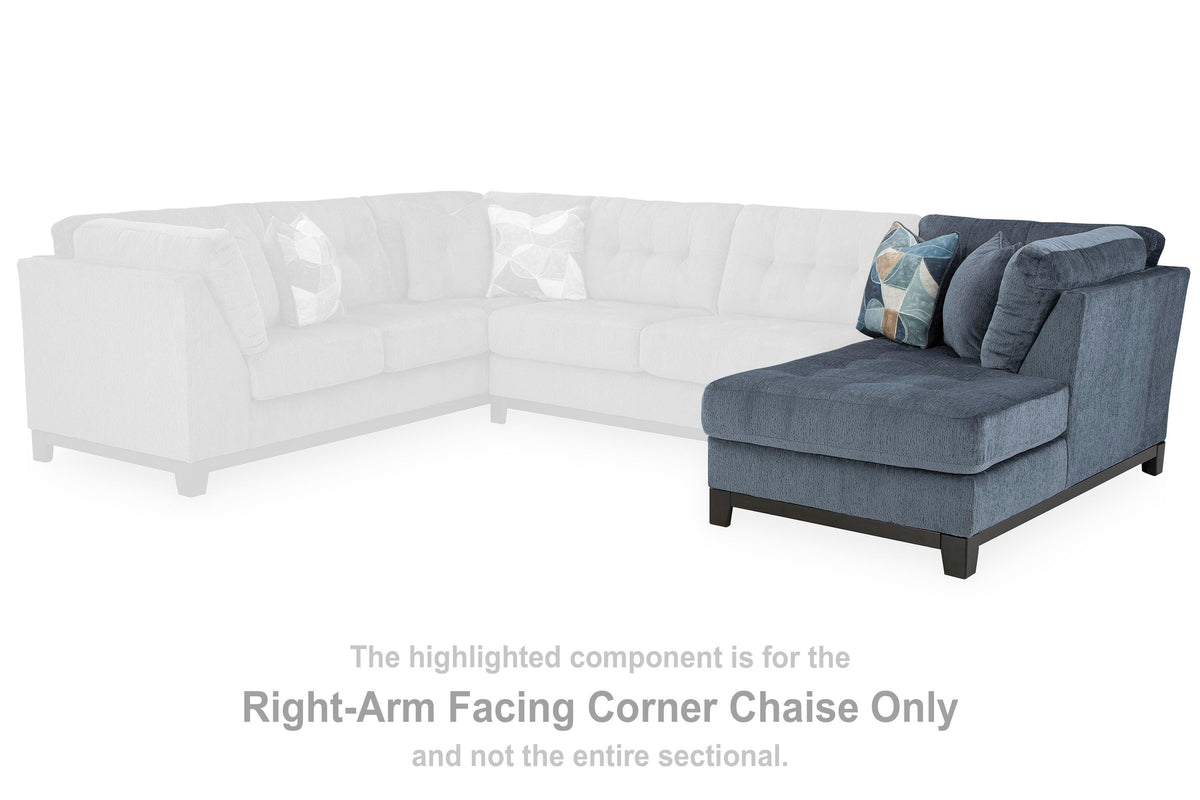 Maxon Place Sectional - 33003S3, 33003S2 - product view or room setting; complete kit and included component views (supplier image 36)