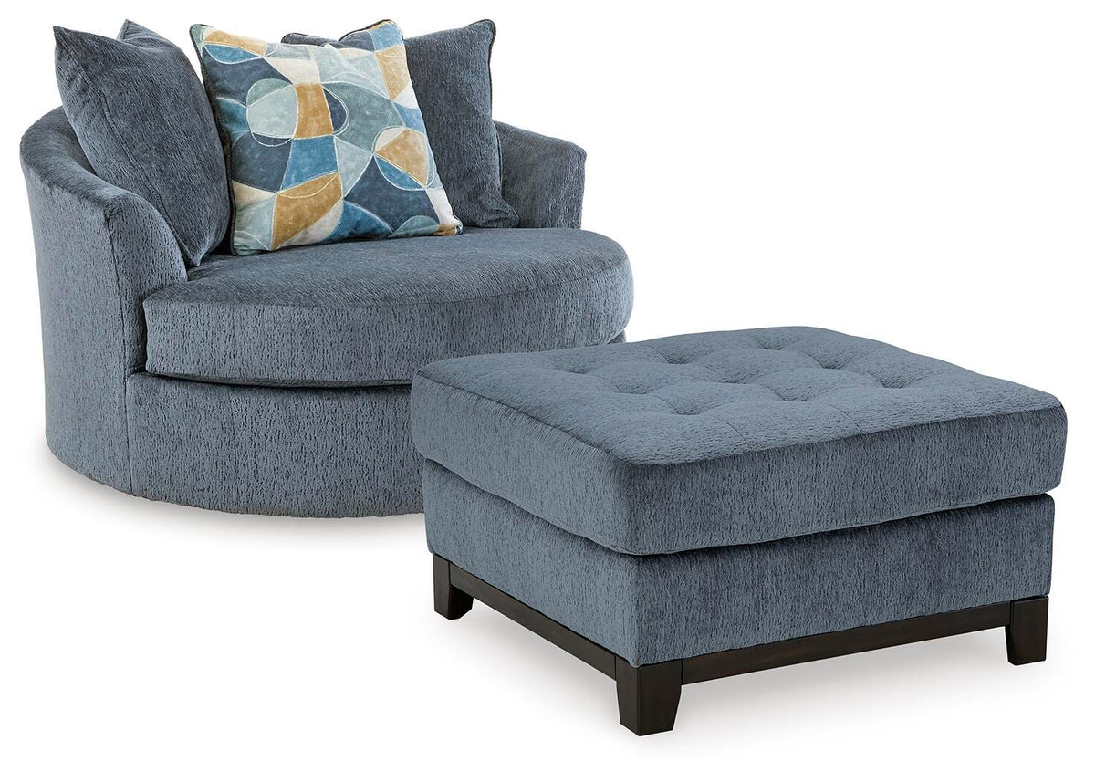 Maxon Place Oversized Chair and Ottoman - 33003U1 - product view or room setting; complete kit and included component views (supplier image 1)