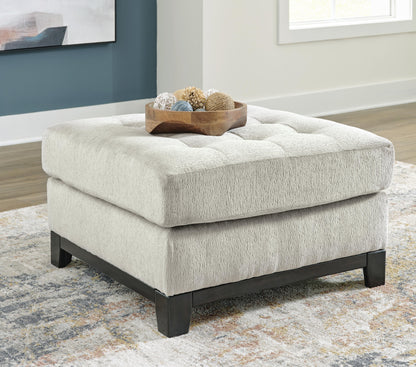 Maxon Place Oversized Accent Ottoman - 3300408 - product view or room setting; only ottoman included (supplier image 2)
