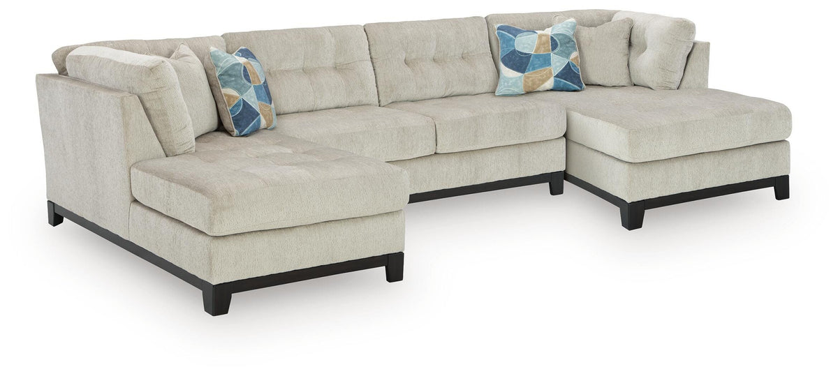 Maxon Place Sectional - 33004S3 - product view or room setting; complete kit and included component views (supplier image 22)