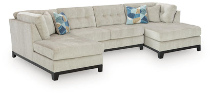Maxon Place Sectional - 33004S3 - product view or room setting; complete kit and included component views (supplier image 22)