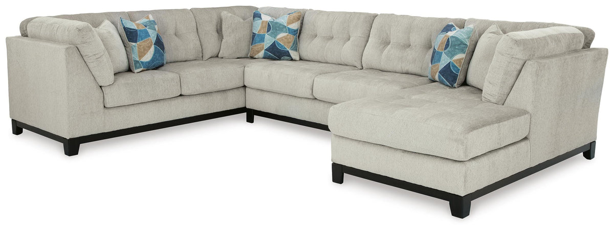 Maxon Place Sectional - 33004S2 - product view or room setting; complete kit and included component views (supplier image 1)