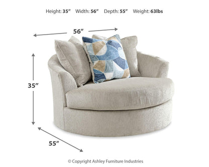 Maxon Place Oversized Chair and Ottoman - 33004U1 - approximate manufacturer dimensions (supplier image 17)
