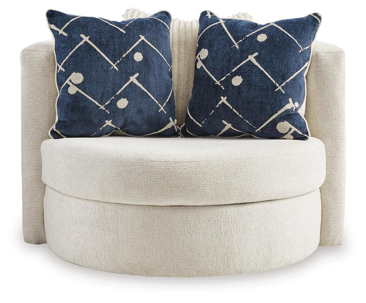Padova Swivel Accent Chair - 3370644 - product view or room setting; only chair included (supplier image 3)