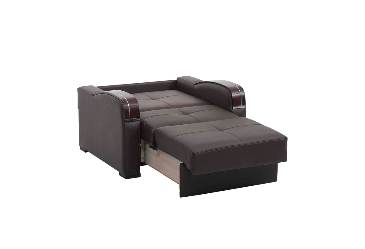 Ottomanson Sleep Plus - Upholstered Convertible Armchair With Storage