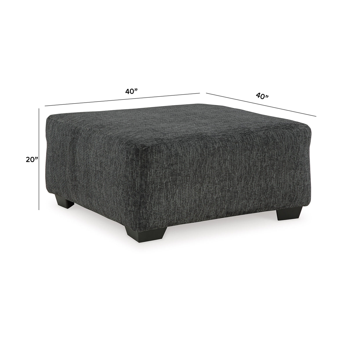 Biddeford Oversized Swivel Chair and Ottoman - 35504U1 - approximate manufacturer dimensions (supplier image 13)
