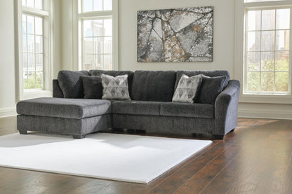 Biddeford 2-Piece Sectional and Oversized Swivel Accent Chair - 35504U2 - product view or room setting; complete kit and included component views (supplier image 12)