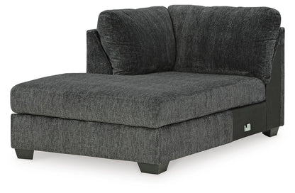 Biddeford 2-Piece Sectional and Oversized Swivel Accent Chair - 35504U2 - product view or room setting; complete kit and included component views (supplier image 9)