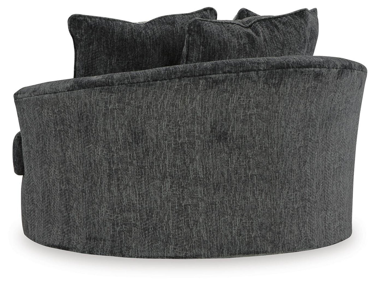Biddeford Oversized Swivel Accent Chair - 3550421 - product view or room setting; only chair included (supplier image 5)