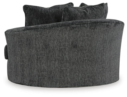 Biddeford Oversized Swivel Accent Chair - 3550421 - product view or room setting; only chair included (supplier image 5)