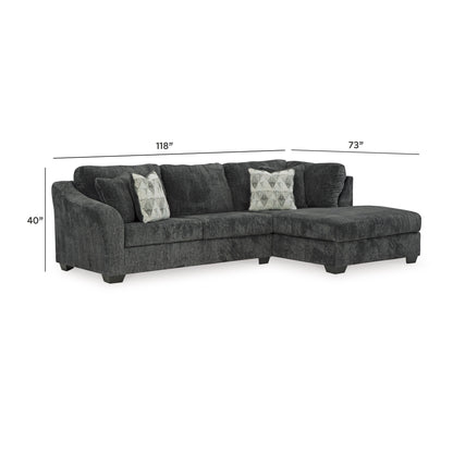 Biddeford Sectional - 35504S2 - approximate manufacturer dimensions (supplier image 11)
