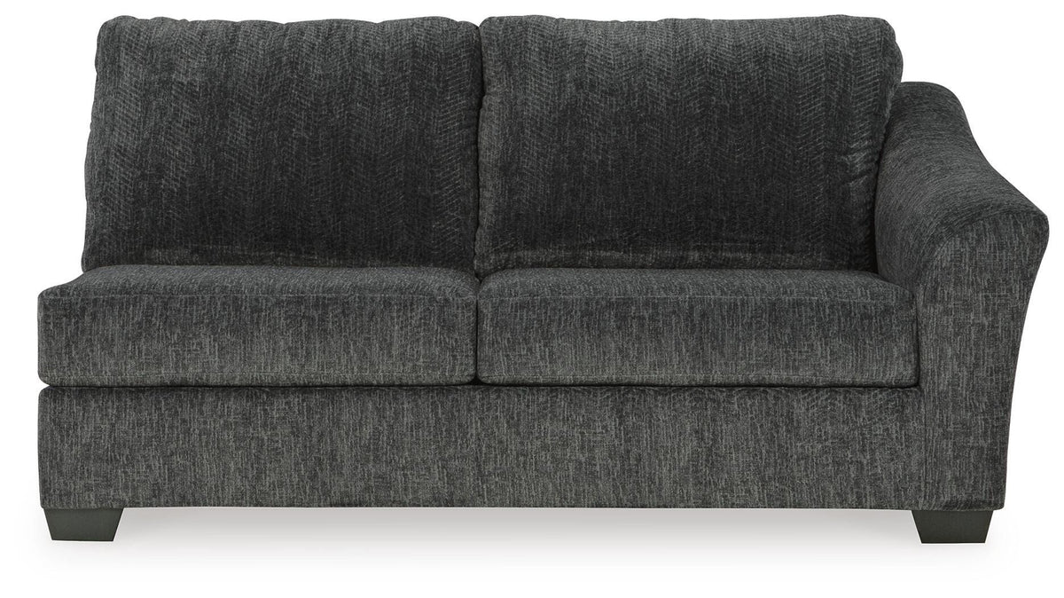 Biddeford 2-Piece Sectional and Oversized Swivel Accent Chair - 35504U2 - product view or room setting; complete kit and included component views (supplier image 6)