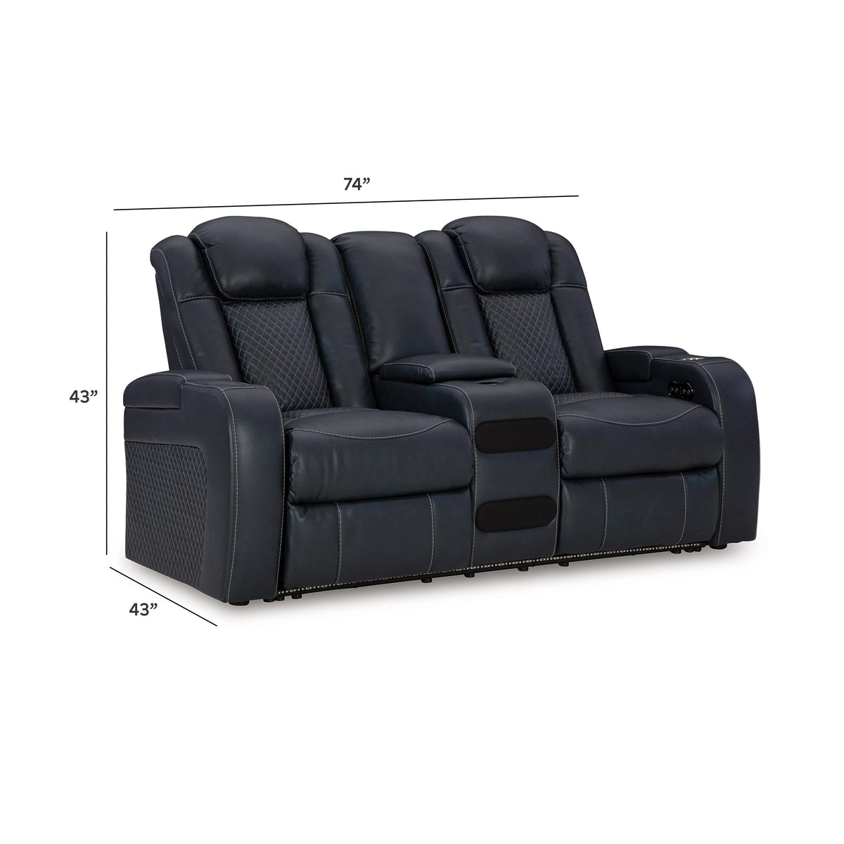 Fyne-Dyme Living Room Sets - 36603U2, 36603U1 - approximate manufacturer dimensions (supplier image 49)