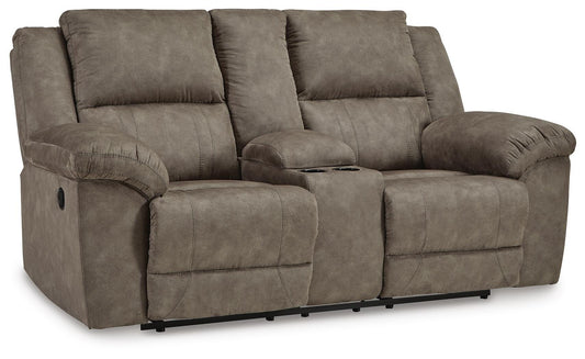 Laresview Reclining Loveseat with Console - 3720394 - product view or room setting; only loveseat included (supplier image 1)