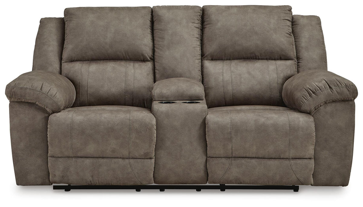 Laresview Reclining Loveseat with Console - 3720394 - product view or room setting; only loveseat included (supplier image 4)