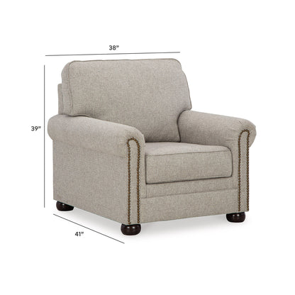 Gaelon Living Room Sets - 37307U3, 37307U4 - approximate manufacturer dimensions (supplier image 29)