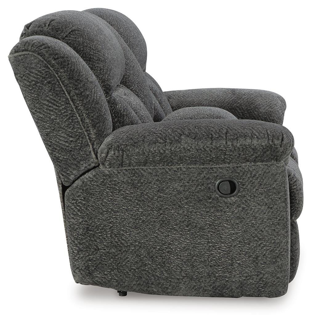 Frohn Reclining Loveseat with Console - 3740694 - product view or room setting; only loveseat included (supplier image 5)