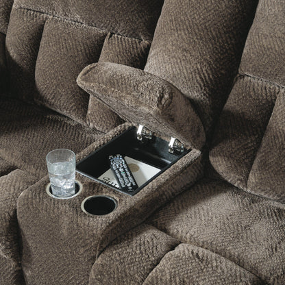 Frohn Reclining Loveseat with Console - 3740794 - finish or detail (supplier image 18)