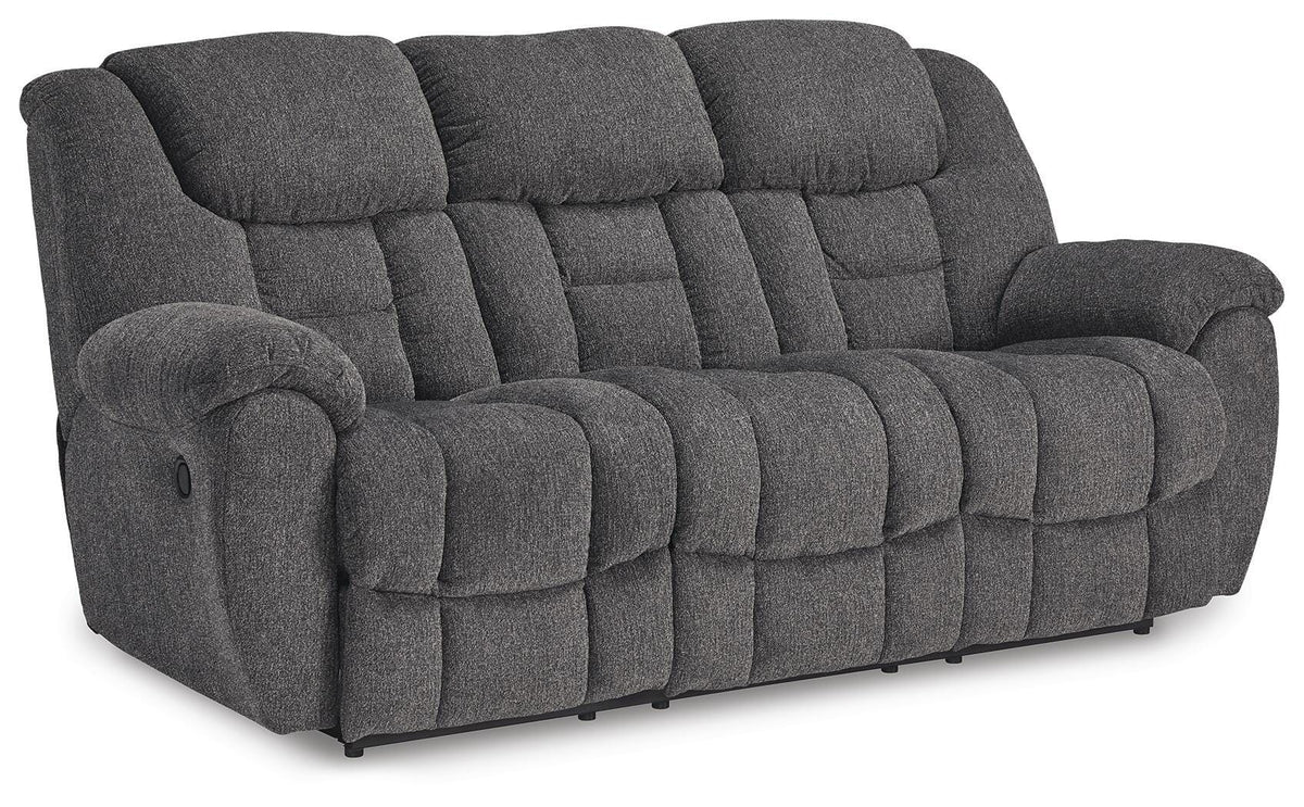 Foreside Reclining Sofa - 3810488 - product view or room setting; only sofa included (supplier image 1)