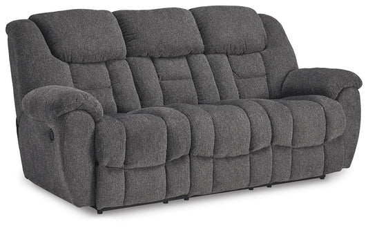 Foreside Reclining Sofa - 3810488 - product view or room setting; only sofa included (supplier image 1)