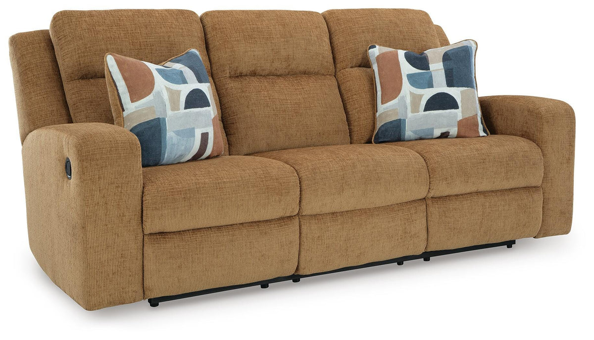 Kanlow Reclining Sofa and Loveseat - 38605U1 - product view or room setting; complete kit and included component views (supplier image 4)
