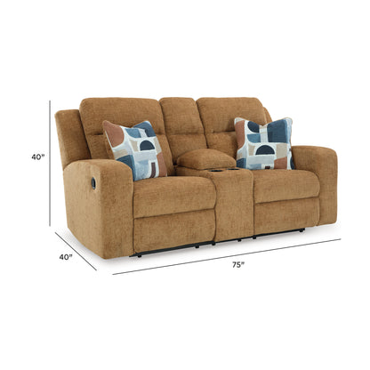 Kanlow Reclining Sofa and Loveseat - 38605U1 - approximate manufacturer dimensions (supplier image 20)