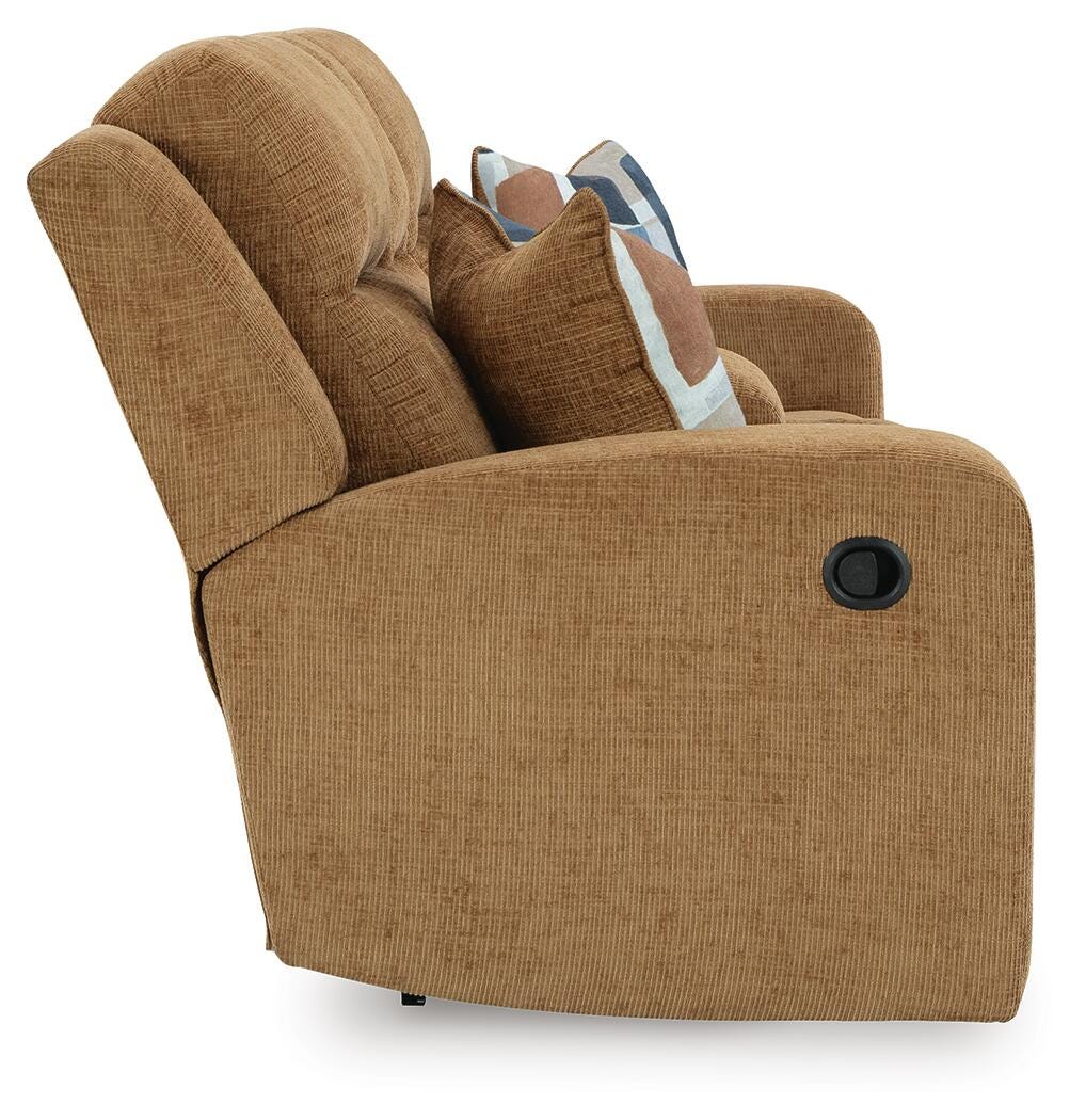 Kanlow Reclining Loveseat with Console - 3860594 - product view or room setting; only loveseat included (supplier image 5)