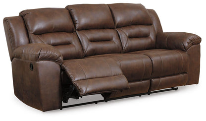 Stoneland Reclining Sofa - 3990488 - product view or room setting; only sofa included (supplier image 12)
