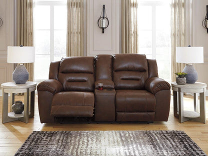 Stoneland Reclining Loveseat with Console - 3990496, 3990494 - product view or room setting; only loveseat included (supplier image 21)