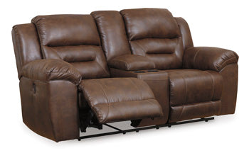 Stoneland sofa and loveseat set, Chocolate / Power Sofa + Power Loveseat, 3990496: original manufacturer image; only listed sofa and loveseat included. Castillo Furniture, Philadelphia.