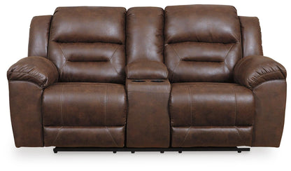 Stoneland Reclining Loveseat with Console - 3990496, 3990494 - product view or room setting; only loveseat included (supplier image 20)
