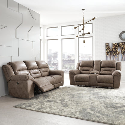 Stoneland Reclining Sofa - 3990588 - product view or room setting; only sofa included (supplier image 24)