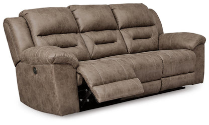 Stoneland Reclining Sofa - 3990587 - product view or room setting; only sofa included (supplier image 3)