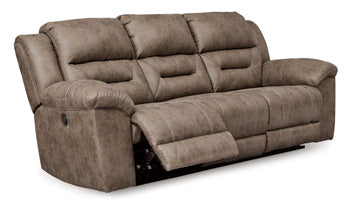 Stoneland sofa and loveseat set, Fossil / Power Sofa + Power Loveseat, 3990587: original manufacturer image; only listed sofa and loveseat included. Castillo Furniture, Philadelphia.