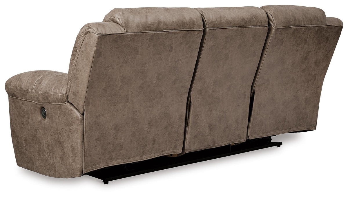 Stoneland Reclining Sofa - 3990587 - product view or room setting; only sofa included (supplier image 4)
