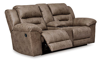 Stoneland sofa and loveseat set, Fossil / Manual Sofa + Manual Loveseat, 3990594: original manufacturer image; only listed sofa and loveseat included. Castillo Furniture, Philadelphia.