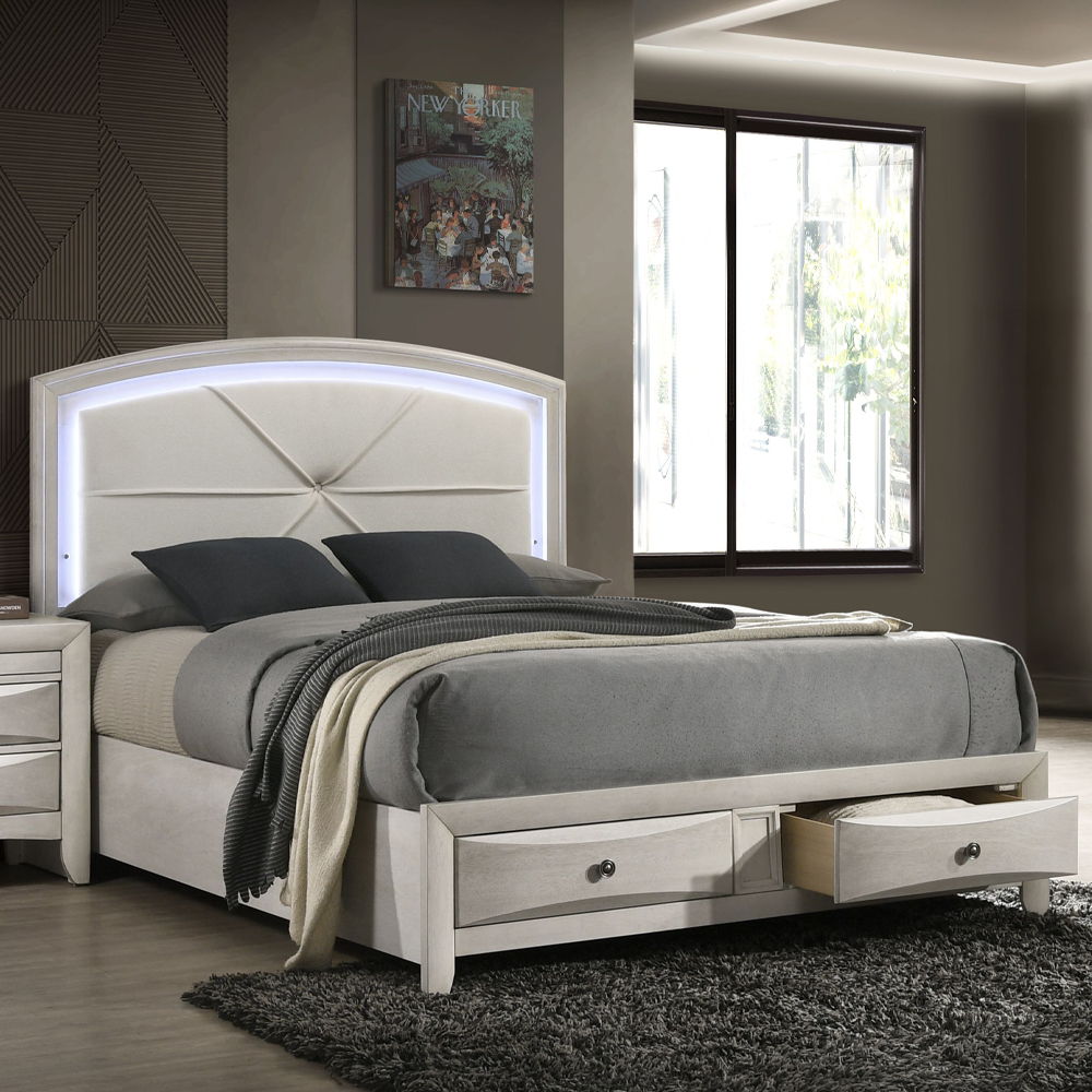 Ramondi - Bedroom Set - Antique White