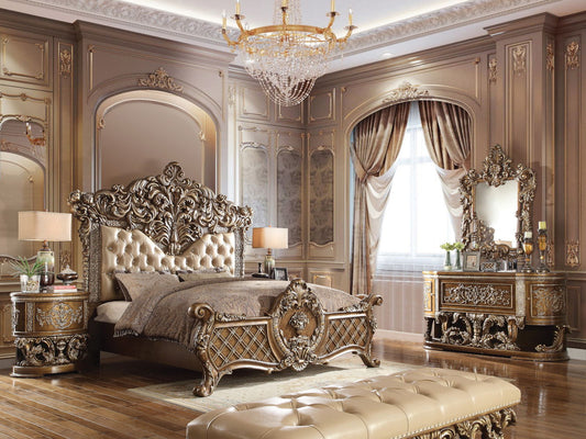 Constantine - Bedroom Set - Brown & Gold